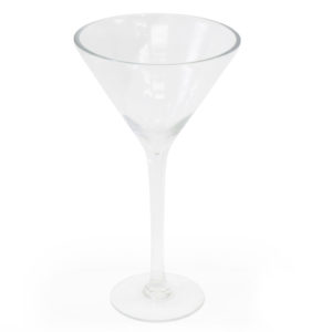 Large Martini vase - great for decorative table centrepieces.