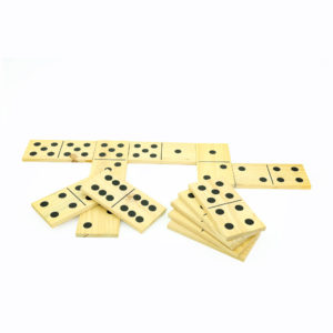 Giant wooden dominoes game.