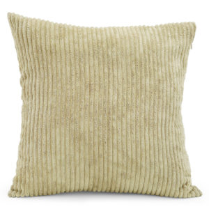 Light brown towelling cushion.