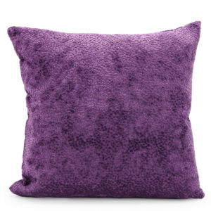 Purple cushion.
