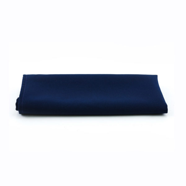 Navy blue napkins.