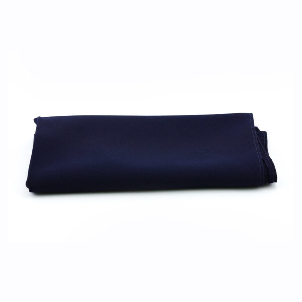 Dark navy blue napkins.