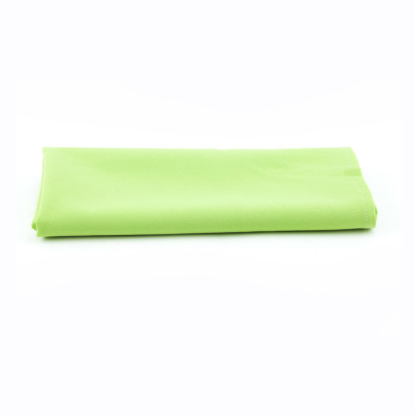 Light green napkins.