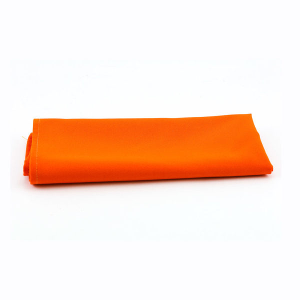 Orange napkins.