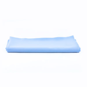 Light blue square tablecloth - 1.4m x 1.4m.
Can be used as an overlay.