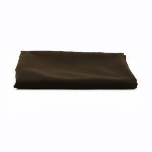 Brown tablecloth for covering trestle table. 2.4m x 1.5m.