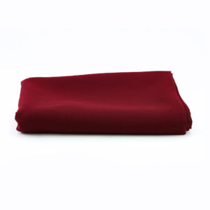 Maroon tablecloth for covering trestle table. 2.4m x 1.5m.