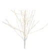 White twig tree with warm LED white lights. 120cm tall.