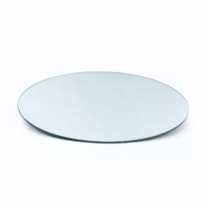 Large round mirror base. 35cm diametre.