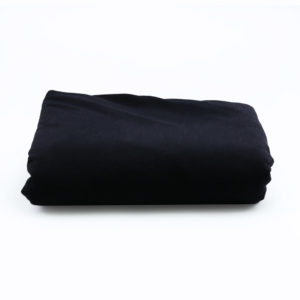 Round 2.7m black tablecloth.