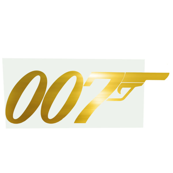 Large James Bond 007 backdrop/sign.