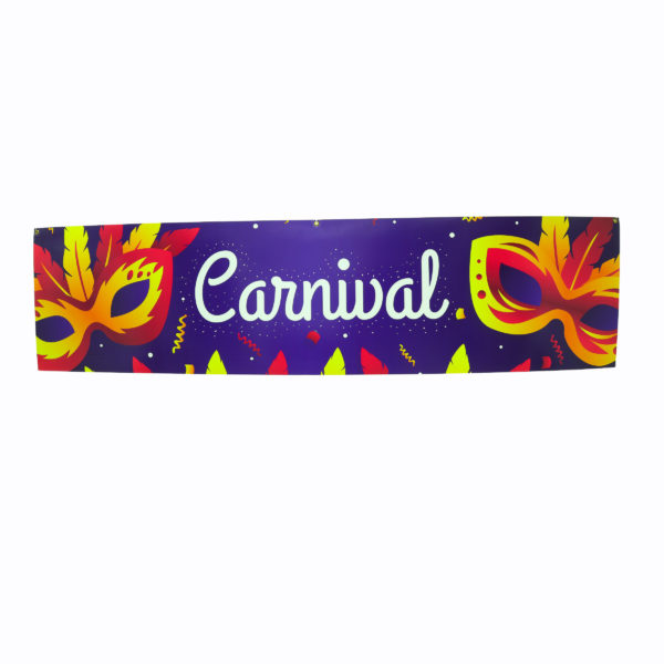 Large "Carnival" corflute sign.