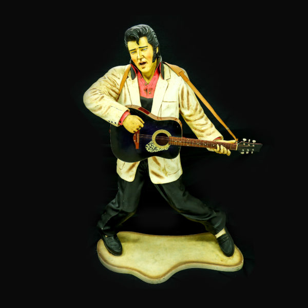 Lifesize Elvis statue.