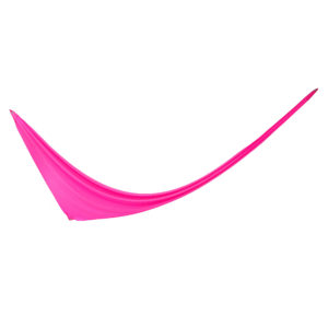 Fluro pink 3-point lycra sails.