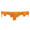 Set of nine multicolored decorative fringing. Great for elaborate ceiling draping, backdrops or styling.
