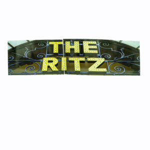 Large corflute sign - "The Ritz".