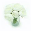 White bouquet of flowers for styling.