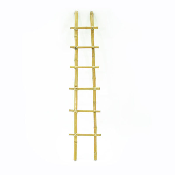 Decorative bamboo ladder.