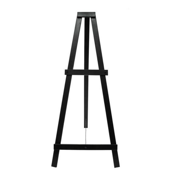 Black Timber Easel - 180cm high - gap to fit sign is 70cm max.