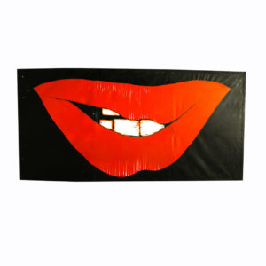 Large Lips sign - Rocky Horror. 
3m Wide x 1.4m High