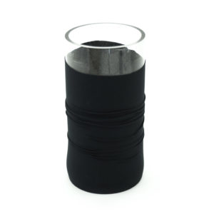 Black lycra vase slip.